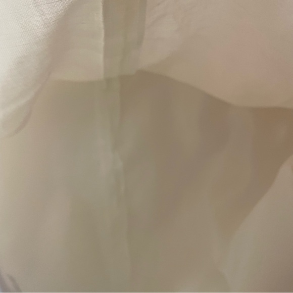 Jessica Howard Linen Blend Embroidered Dress Vintage Bow Tea Party size 8 - Picture 8 of 9